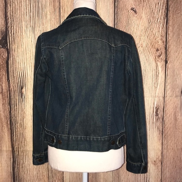 GAP DARK BLUE DENIM JACKET Small - Picture 6 of 8